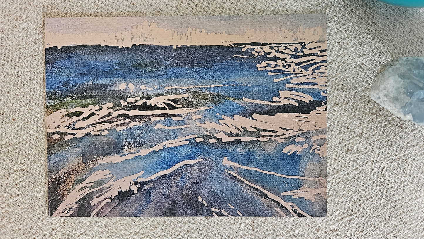 Greetings Card Sea Design 🌊