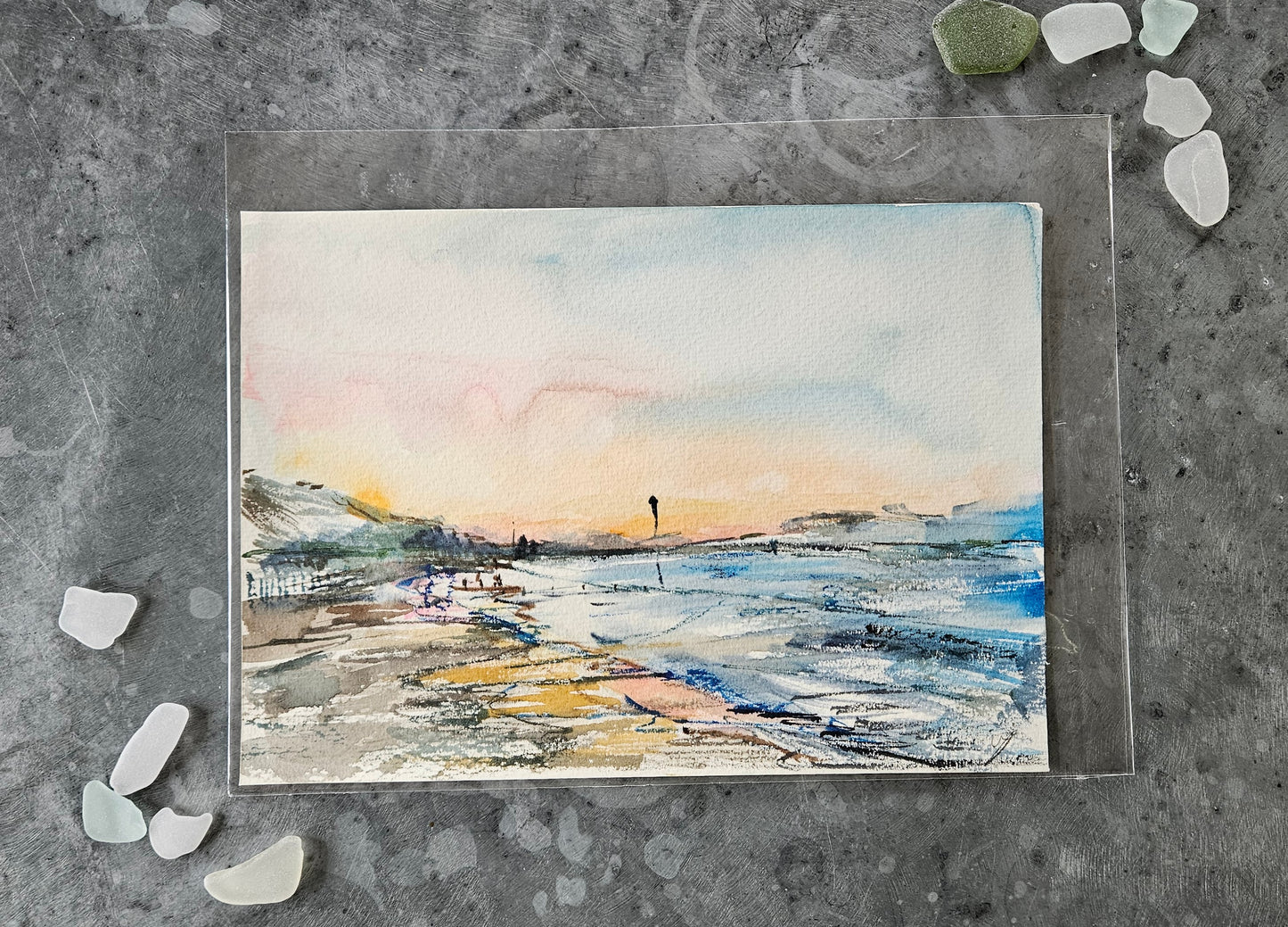 Sunrise at Boscombe beach