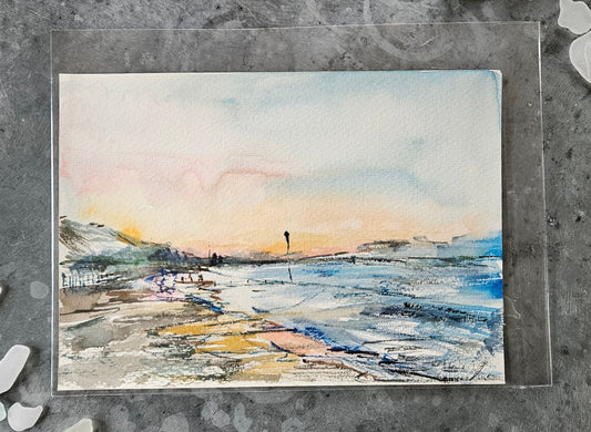 Sunrise at Boscombe beach