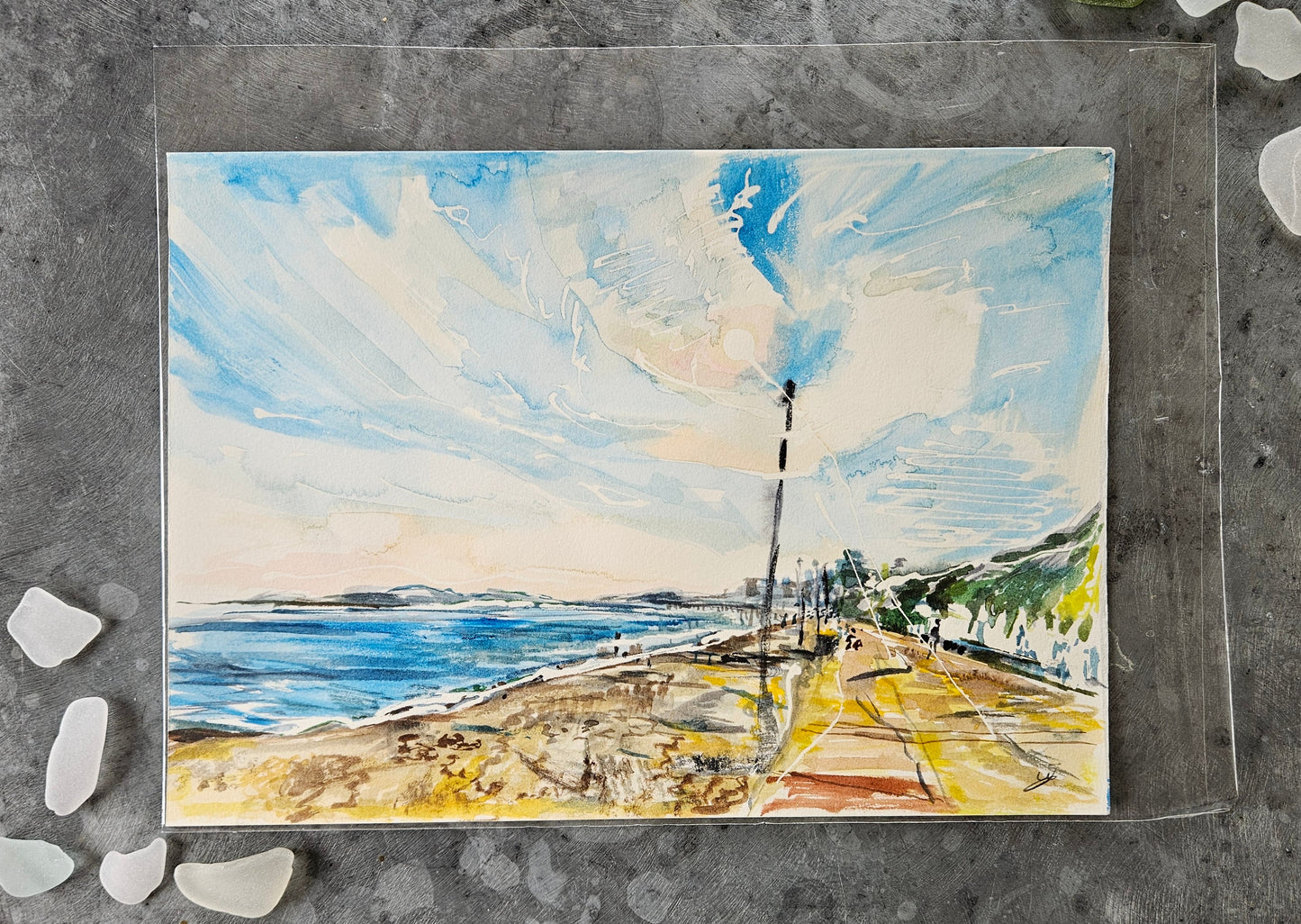 Sun on Bournemouth Beach
