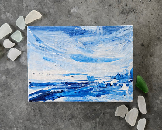 Small blue canvas 💙