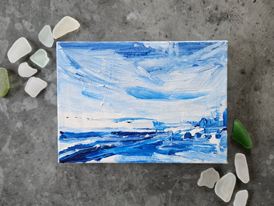 Small blue canvas 💙